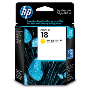 Mực in HP 18 Yellow Officejet Ink Cartridge (C4939A)